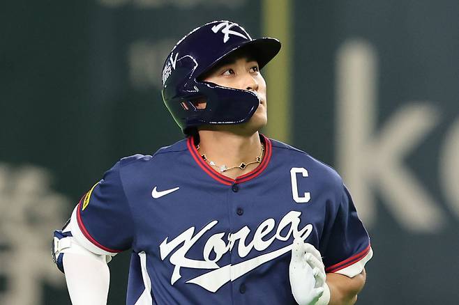 야구 대표팀 이정후. 뉴시스