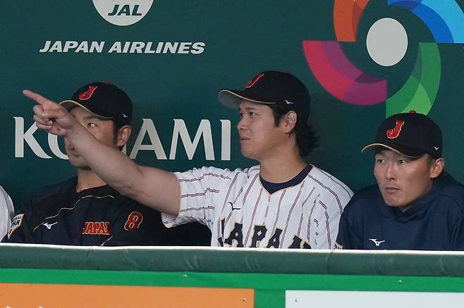 오타니 쇼헤이(가운데). AP연합뉴스