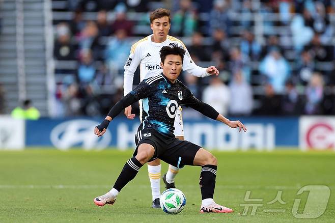 세인트루이스의 정상빈ⓒ AFP=뉴스1