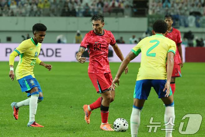 한국 축구대표팀의 옌스 카스트로프. ⓒ 뉴스1 장수영 기자