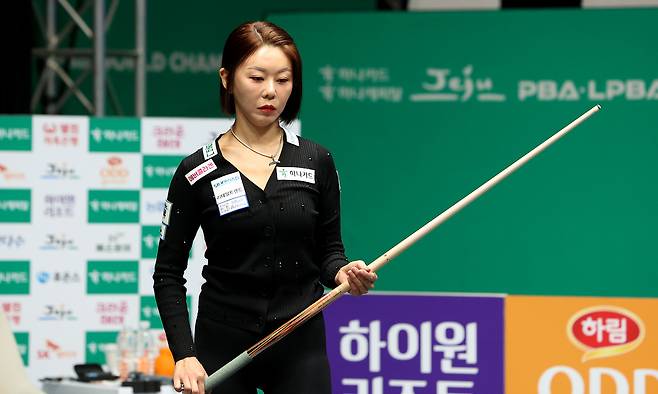 김가영이 프로당구 월드챔피언십 6연속 결승에 진출했다.(PBA 제공)