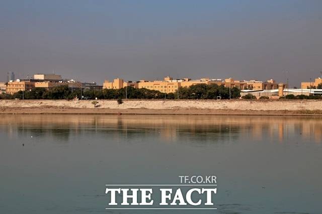 이라크 바그다드에 위치한 미국 대사관. /뉴시스