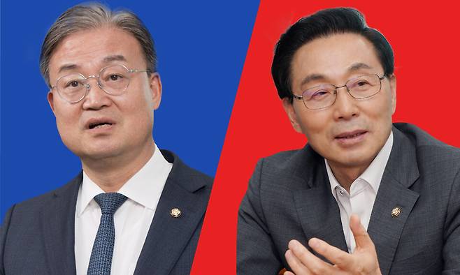 이연희 더불어민주당 전략기획위원장(왼쪽)과 서천호 국민의힘 전략기획부총장 ⓒ시사저널 이종현·서천호 의원실 제공