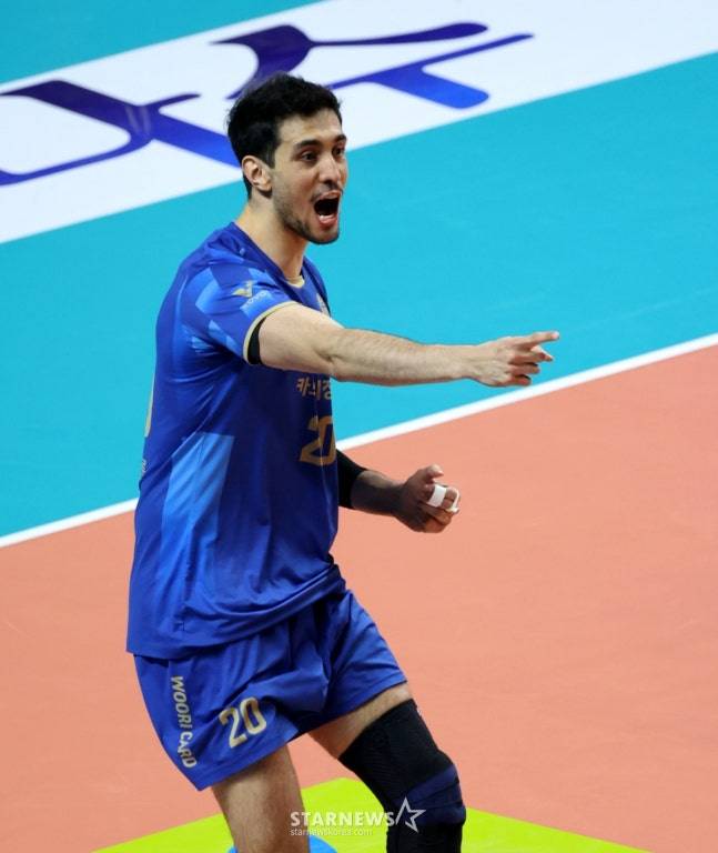 우리카드 아라우조. /사진=강영조 선임기자