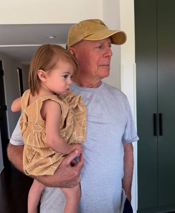 브루스 윌리스와 손녀 / 사진=데미 무어