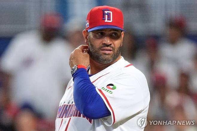 앨버트 푸홀스 도미니카 공화국 감독 [AP=연합뉴스]