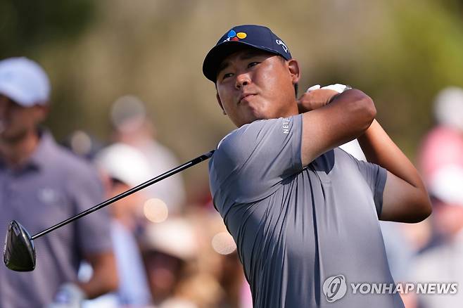 김시우의 2라운드 경기 모습 [AP=연합뉴스]