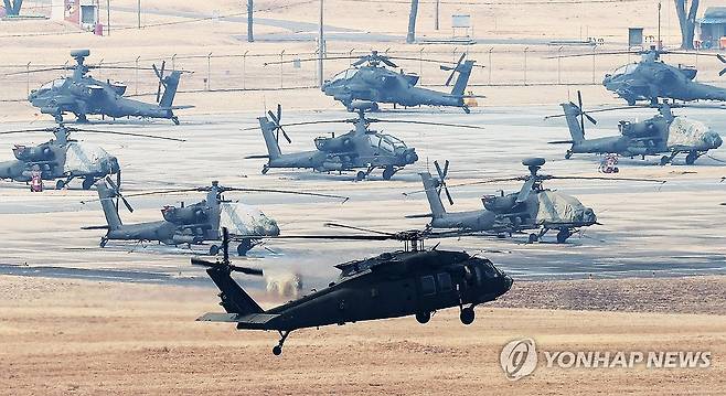 '자유의 방패' 연습 시작, 분주한 험프리스 [연합뉴스 자료사진]