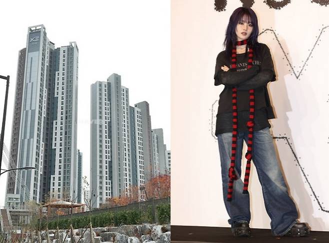 서울 성동구 행당동 '서울숲리버뷰자이'와 아이들 민니. (사진=네이버부동산, 연합뉴스)