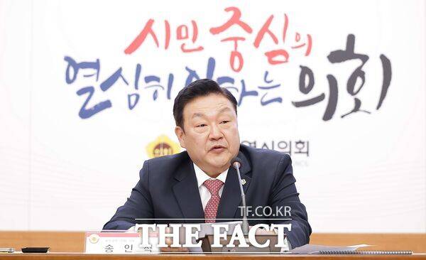 송인석 대전시의회 의원(국민의힘, 동구1, 산업건설위원장). /대전시의회