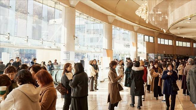 예술의전당의 대표 마티네 콘서트인 ‘11시 콘서트’를 찾은 관객들의 모습.  예술의전당 제공