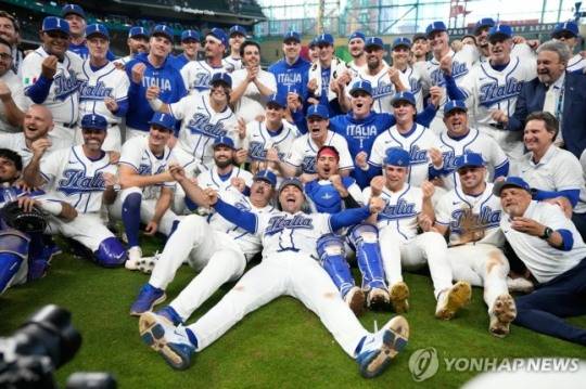 사상 첫 WBC 4강에 진출한 이탈리아 / 사진=연합뉴수
