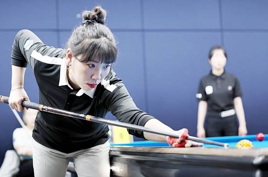 이윤애가 애버리지 1.563을 기록하며 1일 열린 25/26시즌 4차전 ‘SY베리테옴므LPBA’ 2차예선을 넘었다. (사진=PBA)