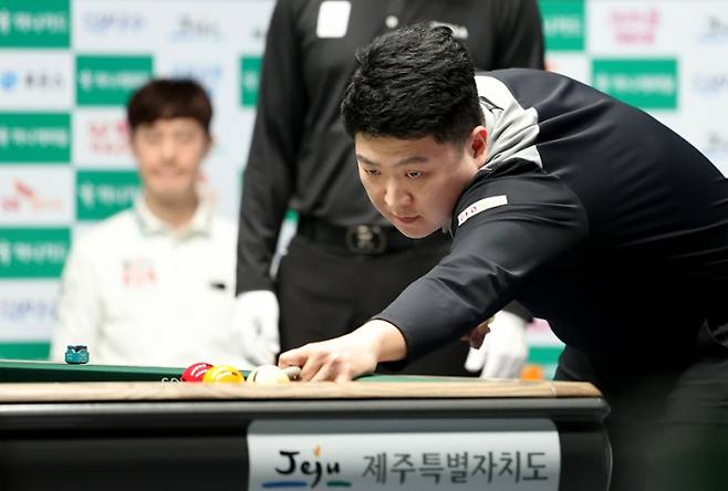 조건휘 2026년 월드챔피언십 경기 자세