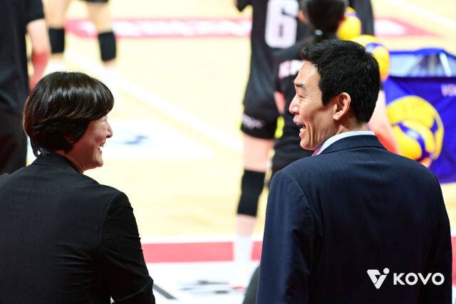 장소연 감독-고희진 감독./KOVO