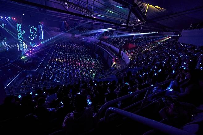 '프레스 스타트' 관객석 모습. 빌리프랩 제공