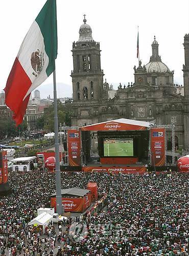 멕시코시티 중심 소칼로 광장 [EPA=연합뉴스]