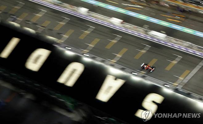 F1 경기가 열리는 사우디 제다의 서킷 [로이터=연합뉴스. 재판매 및 DB 금지]