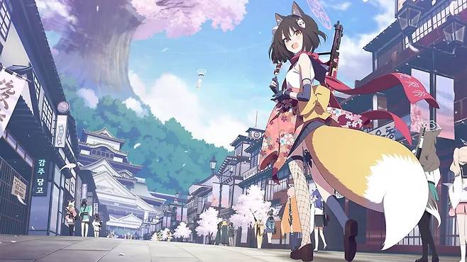 - 일본풍을 제대로 담아낸 백귀야행 연합학원