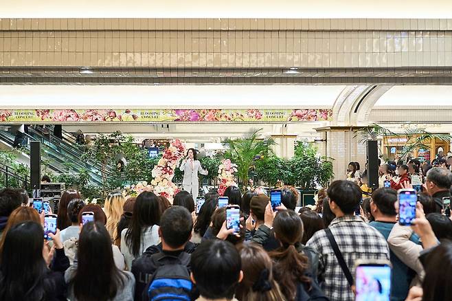 신세계백화점 블루밍 콘서트. (신세계백화점 제공).