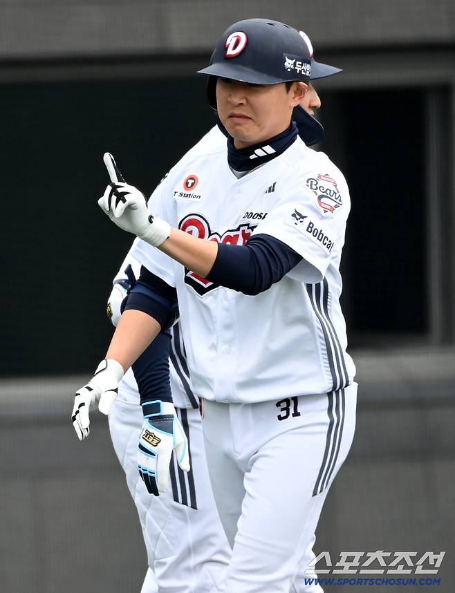 '넌 나한테 안돼~' 박찬호를 향한 정수빈의 자신감