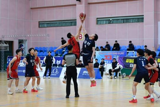 16일 배재중-삼일중 경기 [한국중고농구연맹 제공]