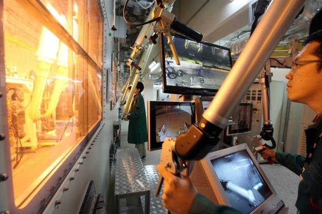 파이로프로세싱 일관공정 시험시설 ‘프라이드’의 모습.  [한국원자력연구원 제공]