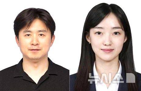 [포항=뉴시스] = 포스텍 화학과·융합대학원 김원종 교수 연구팀이 종양 주변에서 면역 세포 기능을 떨어뜨리는 일산화질소를 제거하는 '세포 표면 공학' 전략을 개발하는데 성공했다. 사진은 김 교수와 화학과 이지혜 박사. (사진=포스텍 제공) 2026.03.16. photo@newsis.com