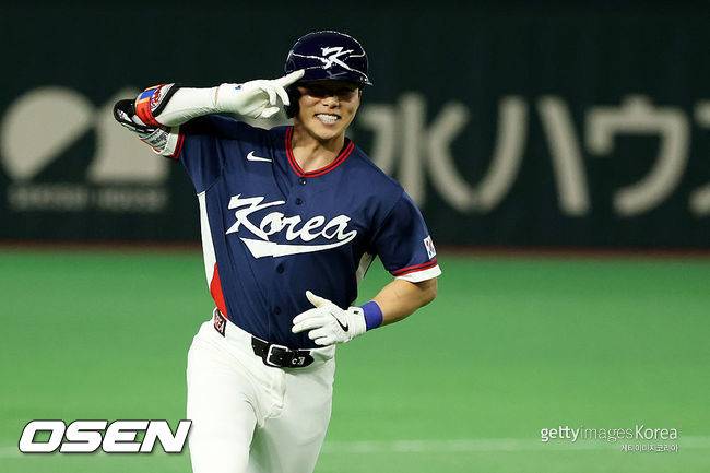 [사진] 한국 야구 대표팀 김혜성. ⓒGettyimages(무단전재 및 재배포 금지)