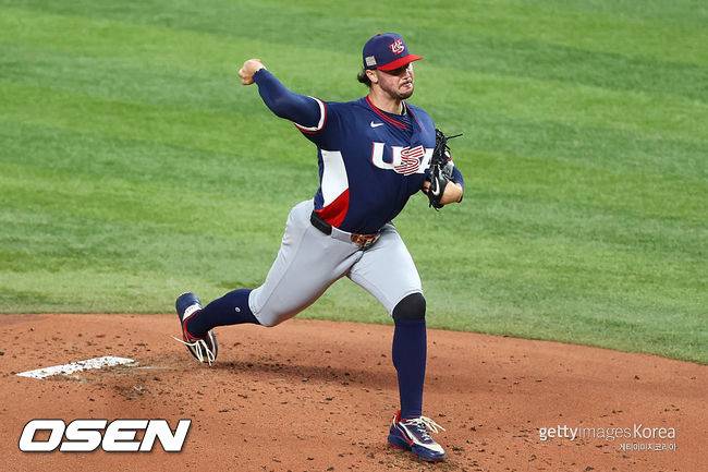 [사진] 미국 야구 대표팀 폴 스킨스. ⓒGettyimages(무단전재 및 재배포 금지)