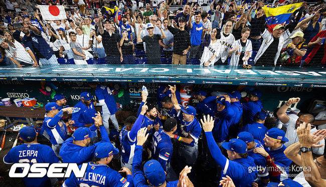 [사진] 베네수엘라 야구 국가 대표팀. ⓒGettyimages(무단전재 및 재배포 금지)