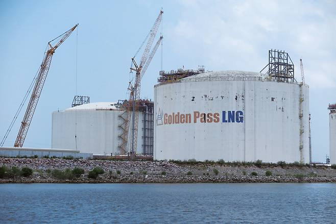 미국 루이지애나주 걸프만 인근에 건설된 골든 패스 LNG 생산 시설 ⓒDPA=연합뉴스