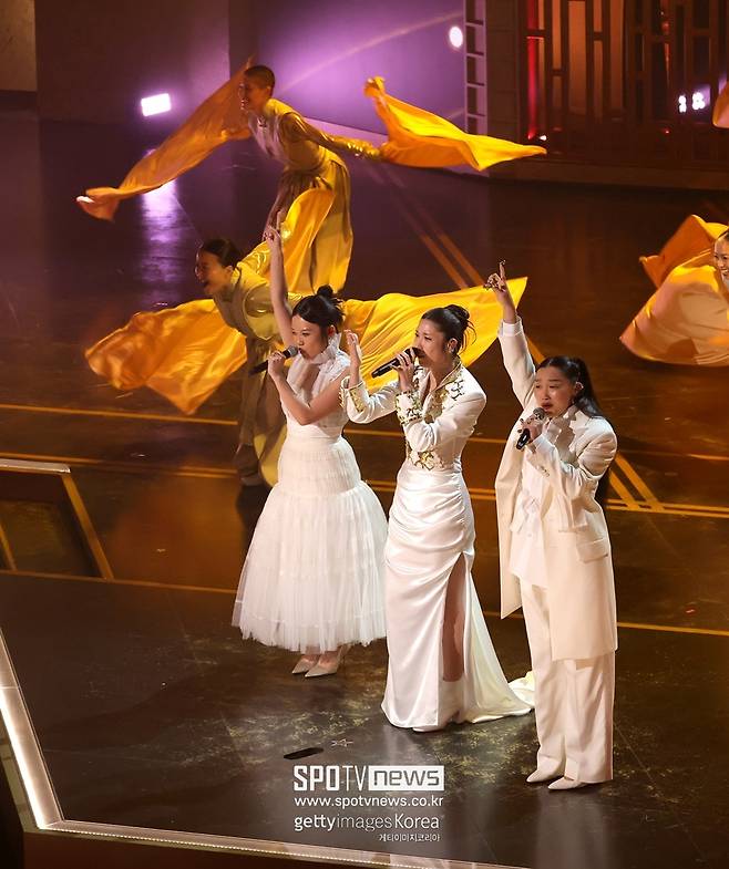 ▲ 케이팝 데몬 헌터스 골든 축하무대. ⓒ게티이미지