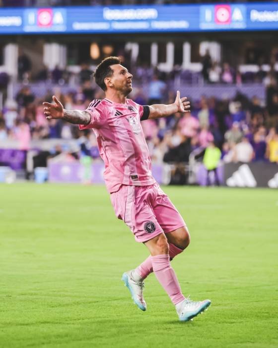 리오넬 메시가 미국 플로리다주 올랜도의 인터앤코 스타디움에서 열린 2026 미국 메이저리그사커(MLS) 2라운드 경기에서 득점 후 세리머니하고 있다. /사진=인터 마이애미 공식 사회관계망서비스(SNS)