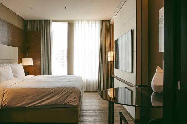 주니어 스위트의 침실