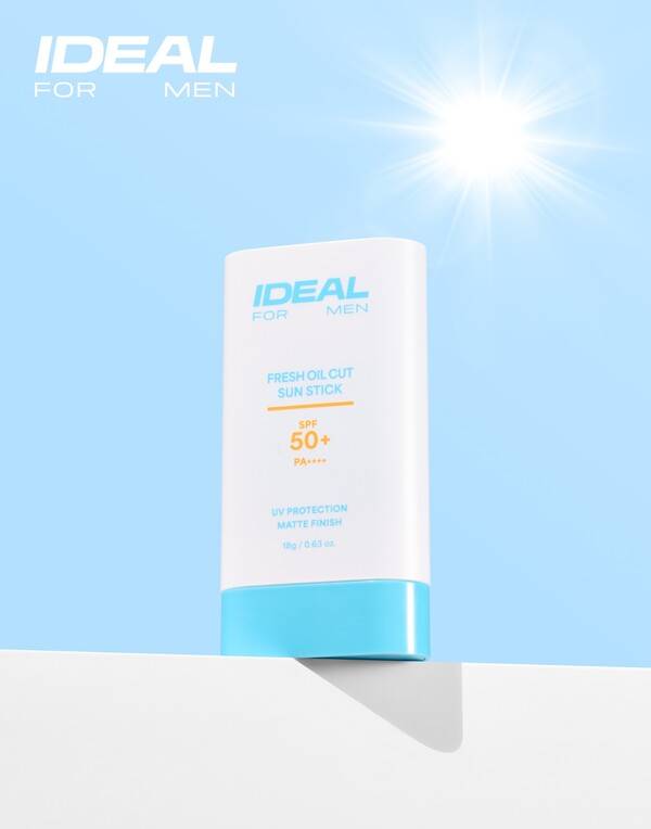 CJ올리브영의 맨즈케어 브랜드 '아이디얼 포 맨(IDEAL FOR MEN)'이 남성 피부 고민을 반영한 선케어 신제품 '프레시 오일 컷 선 스틱'과 '프레시 선 올인원'을 출시했다. [출처=CJ올리브영]