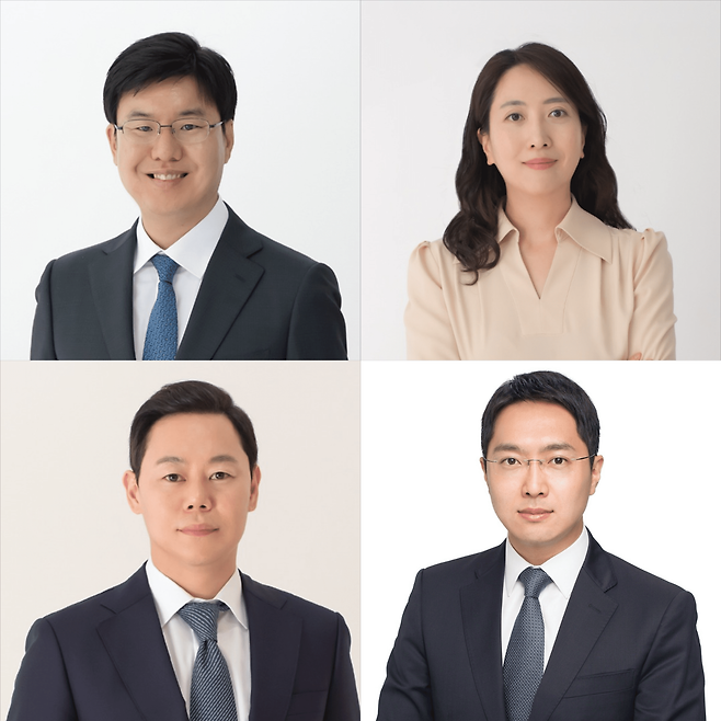 상단 왼쪽부터 시계방향으로 이승훈·김송경·박승재·박준형 파트너 변호사. 법무법인 가온.