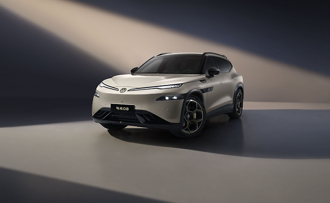 폭스바겐과 샤오펑이 공동 개발한 준대형 전기 SUV 'ID.유닉스 08'. 사진=폭스바겐