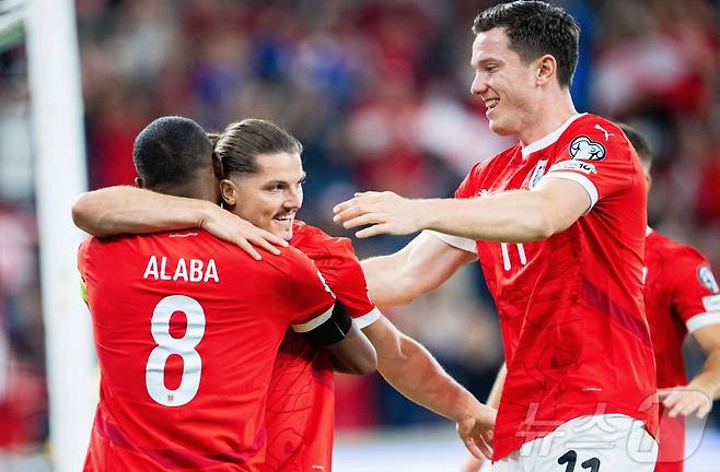 오스트리아가 한국전에 나설 명단을 발표했다. ⓒ AFP=뉴스1