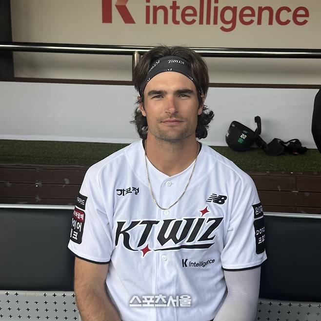 힐리어드가 인터뷰에 임하고 있다. 수원 | 박연준 기자 duswns0628@sportsseoul.com