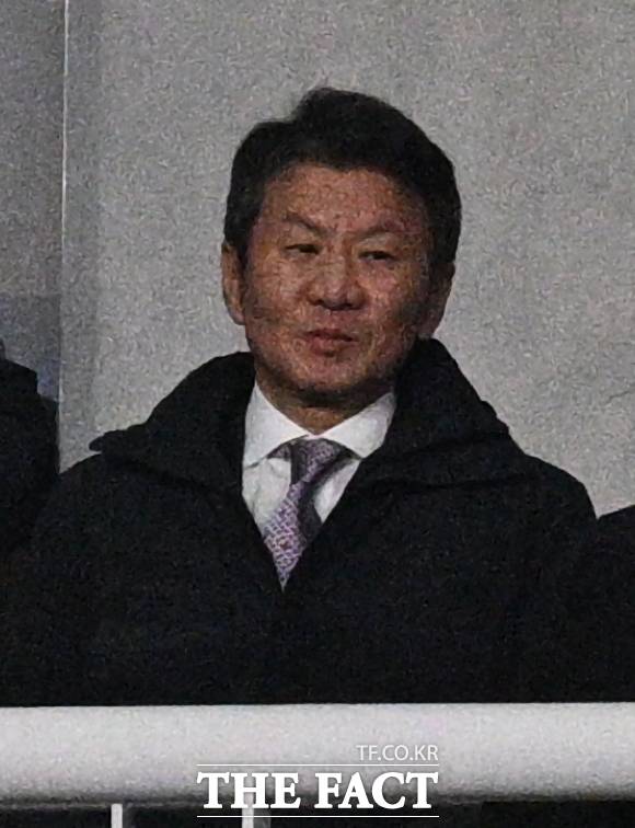 정몽규 HDC 회장이 기업집단 지정자료를 제출하면서 다수의 친족회사를 누락한 사실이 드러나 검찰 수사를 받게 됐다./더팩트DB