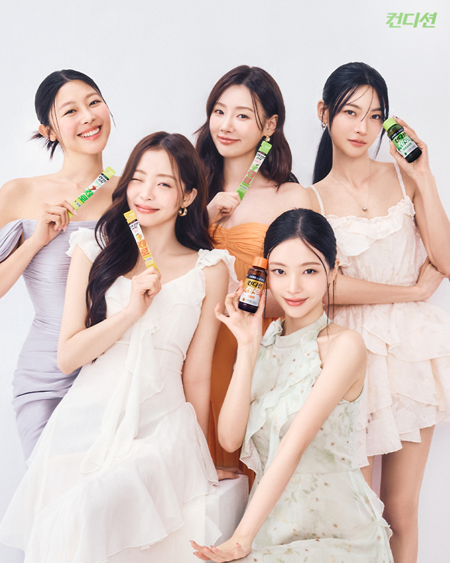 컨디션 제로 슈거 캠페인 화보. HK이노엔 제공