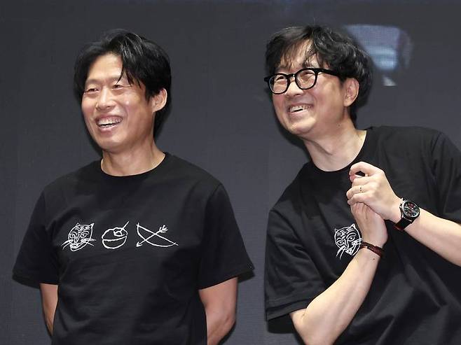 장항준 감독과 유해진. 사진=서병수 기자 qudtn@edaily.co.kr