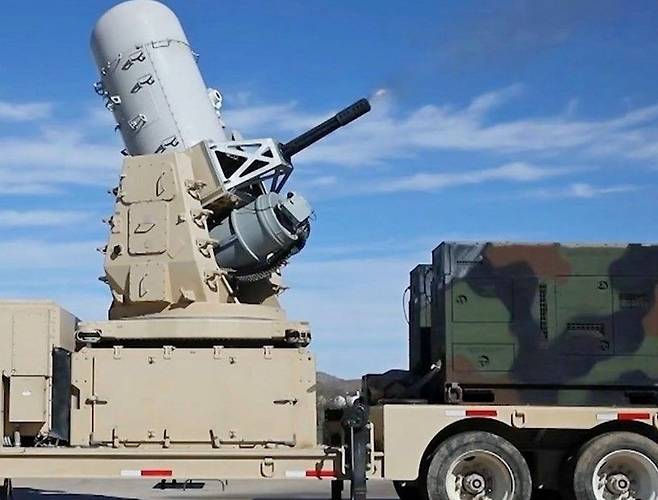 C-RAM 방공 시스템. 사진 SNS 캡처