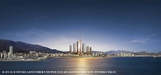 ‘메트로시티 자산 데시앙’ 투시도. [태영건설]