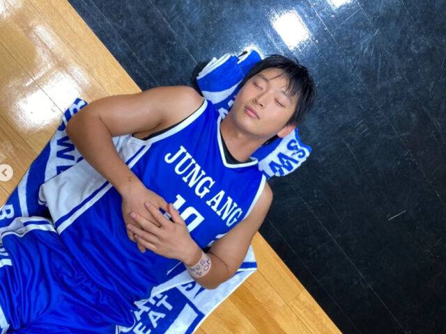 정진운이 영화 '리바운드' 촬영 당시를 회상했다. / 정진운 소셜미디어