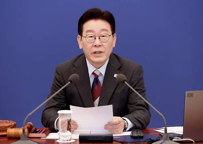 이재명 대통령이 3월5일 청와대에서 열린 국무회의에서 발언하고 있다. ⓒ연합뉴스