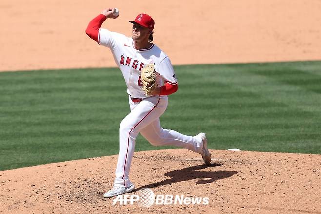 숀 앤더슨의 투구 모습. /AFPBBNews=뉴스1