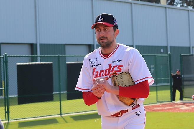 SSG 랜더스 외국인 투수 앤서니 베니지아노. /사진=SSG 랜더스 제공