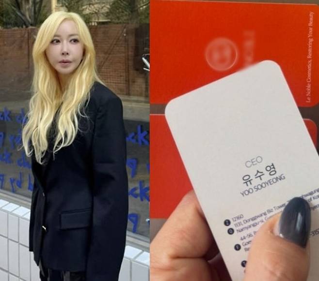 S.E.S. 출신 슈. 사진l슈 SNS 캡처